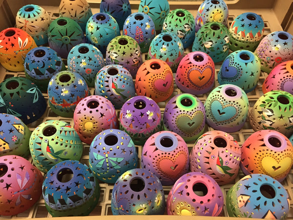 sending love heart luminary 4