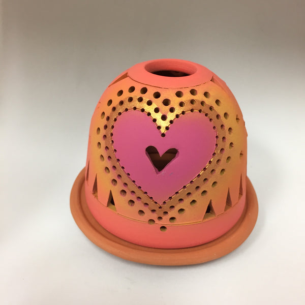 sending love heart luminary 4