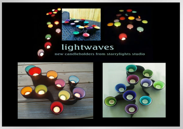 LightWave Candle Sculptures from Starry Lights Studio
