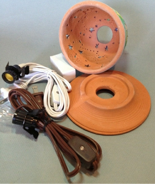 StarLight night lamp/ four dragonflies on aqua